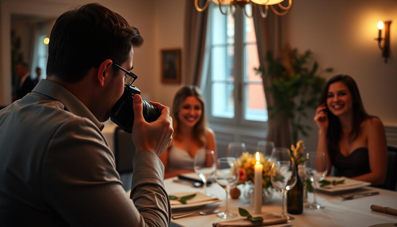 Registo fotográfico para eventos pequenos